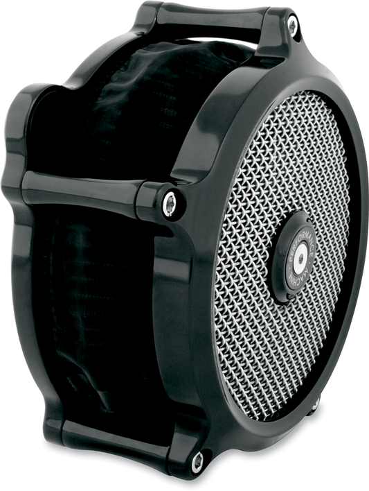 PERFORMANCE MACHINE (PM) Super Gas Air Cleaner Kit - Black 0206-2149-B