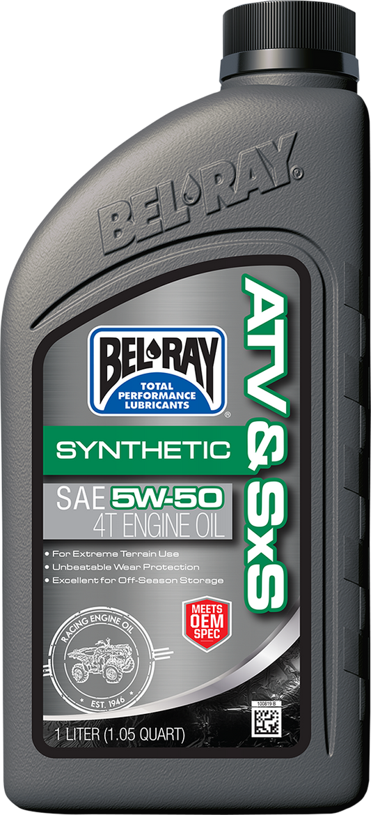 BEL-RAY ATV & SxS Synthetic Oil - 1L 302664150160