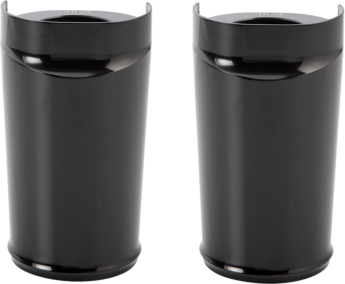 ARLEN NESS Fork Boot Cover - Black Anodized - Smooth 20-033