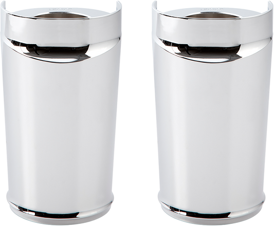 ARLEN NESS Fork Boot Cover - Chrome - Smooth 20-036