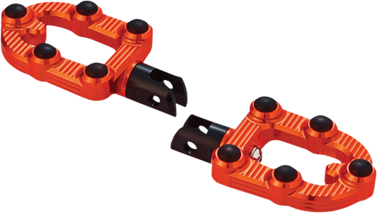 ARLEN NESS MX Footepgs - Driver/Passenger - Orange 07-969