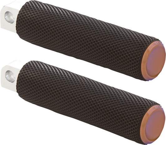 ARLEN NESS Knurled Footpegs - Male Mount - Titanium 07-905
