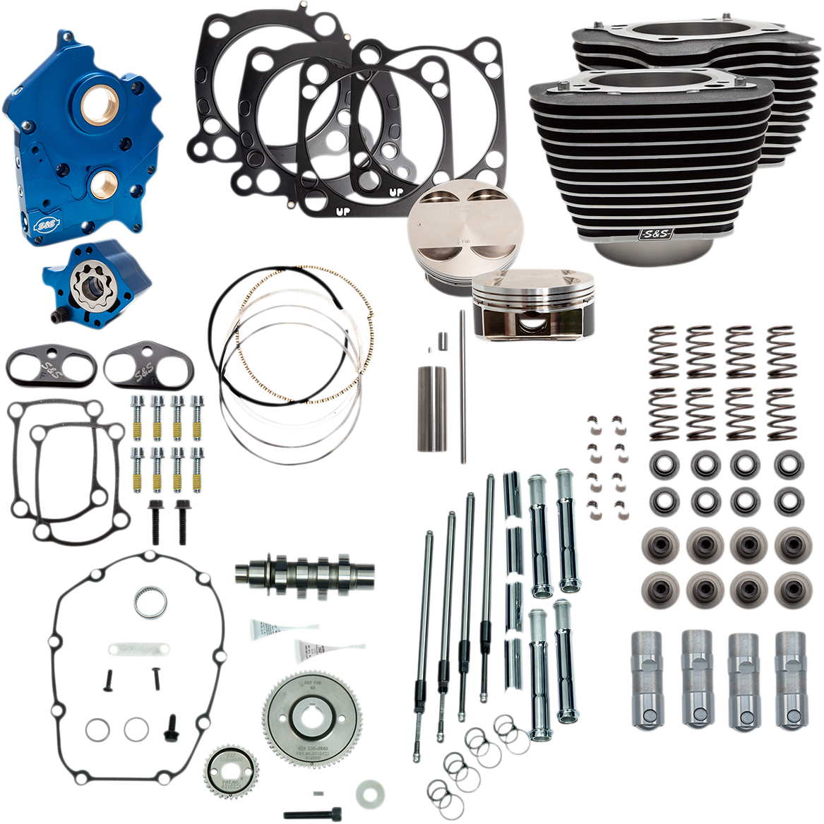 S&S CYCLE 128" Power Package Engine Performance Kit - Gear Drive 310-1102A