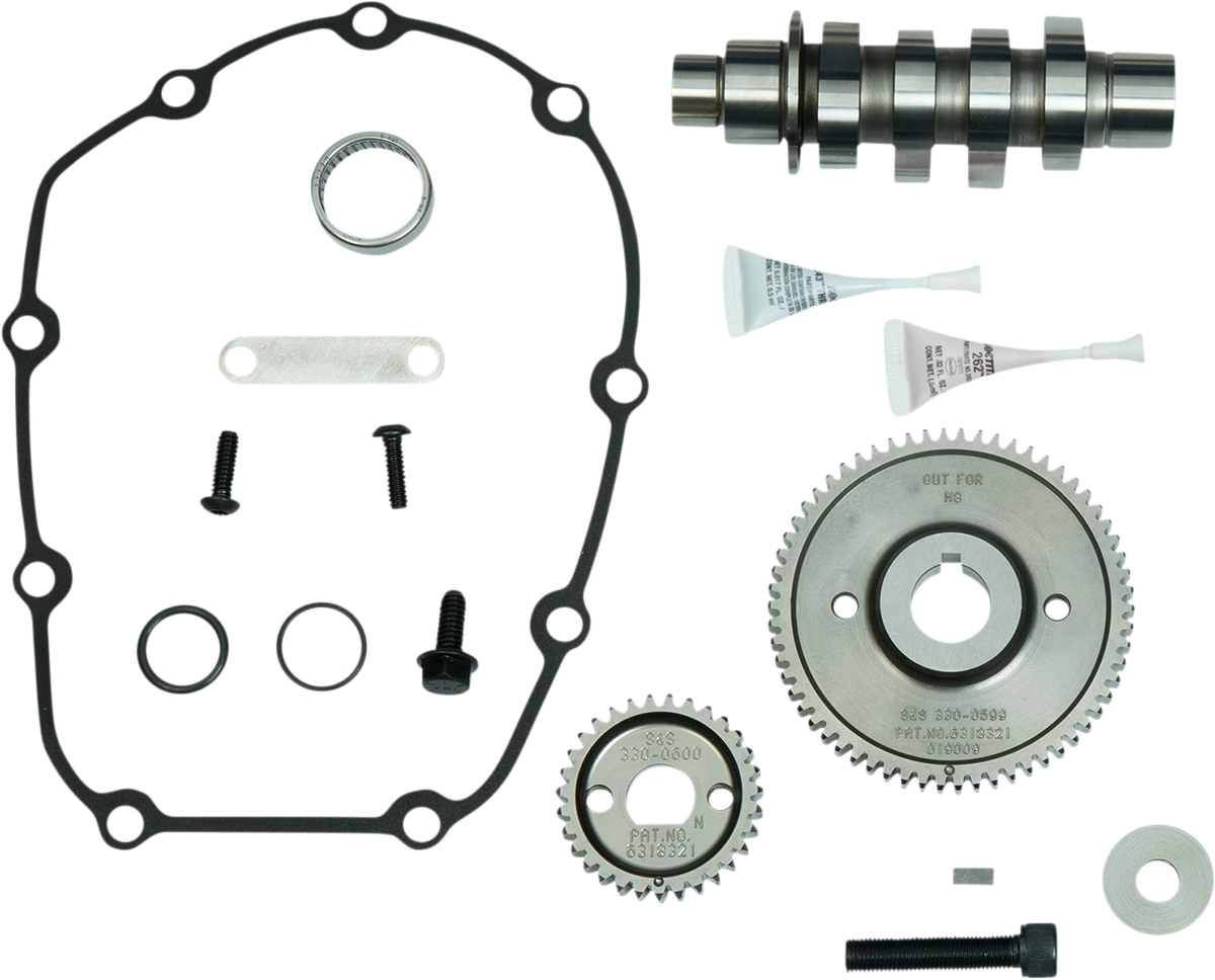 S&S CYCLE Camshaft Kit - 590G - Gear Drive - M8 330-0732