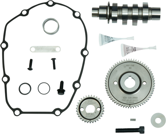 S&S CYCLE Camshaft Kit - 590G - Gear Drive - M8 330-0732