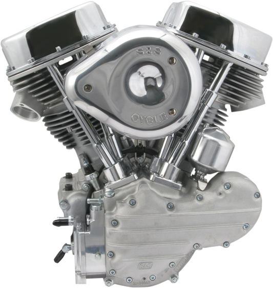 S&S CYCLE P-93 Complete Engine - Natural/Silver - Custom Chassis 106-0821