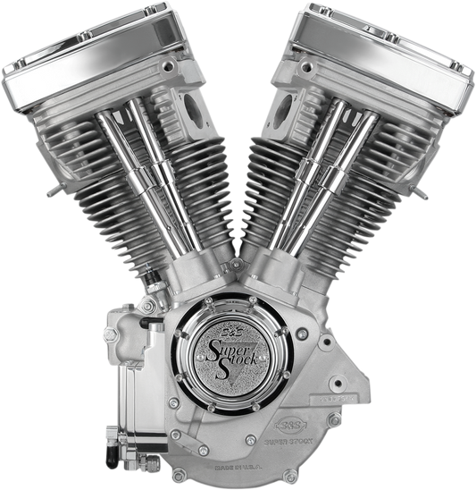 S&S CYCLE V80 Long-Block Engine - Natural - Custom Chassis | Evolution Big Twin 310-0232