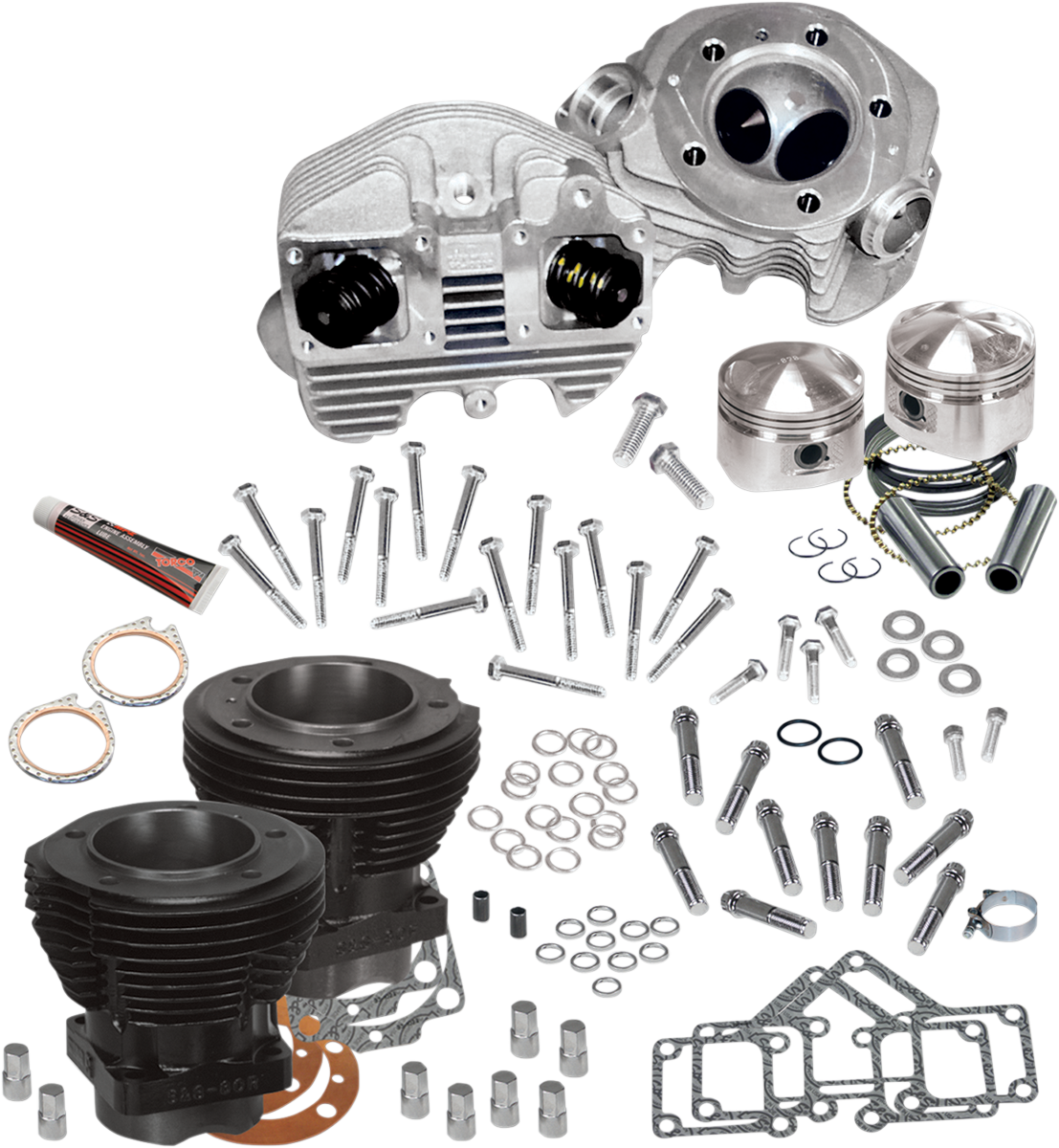 S&S CYCLE Top End Kit - 3.4375" Bore - 74" Big Twin '66-'84 90-0097