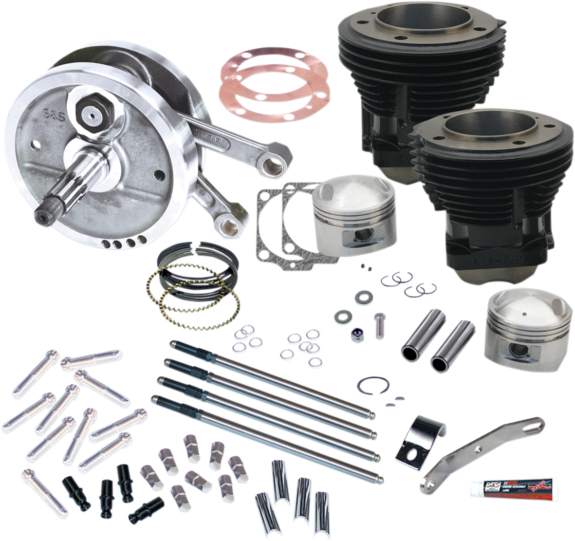 S&S CYCLE 96" Sidewinder® Big Bore Stroker Engine Performance Kit 91-9134