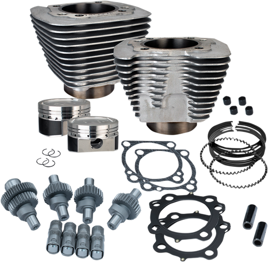 S&S CYCLE Hooligan Kit - 883 cc to 1200 cc - Silver Powdercoat - Sportster 910-0700