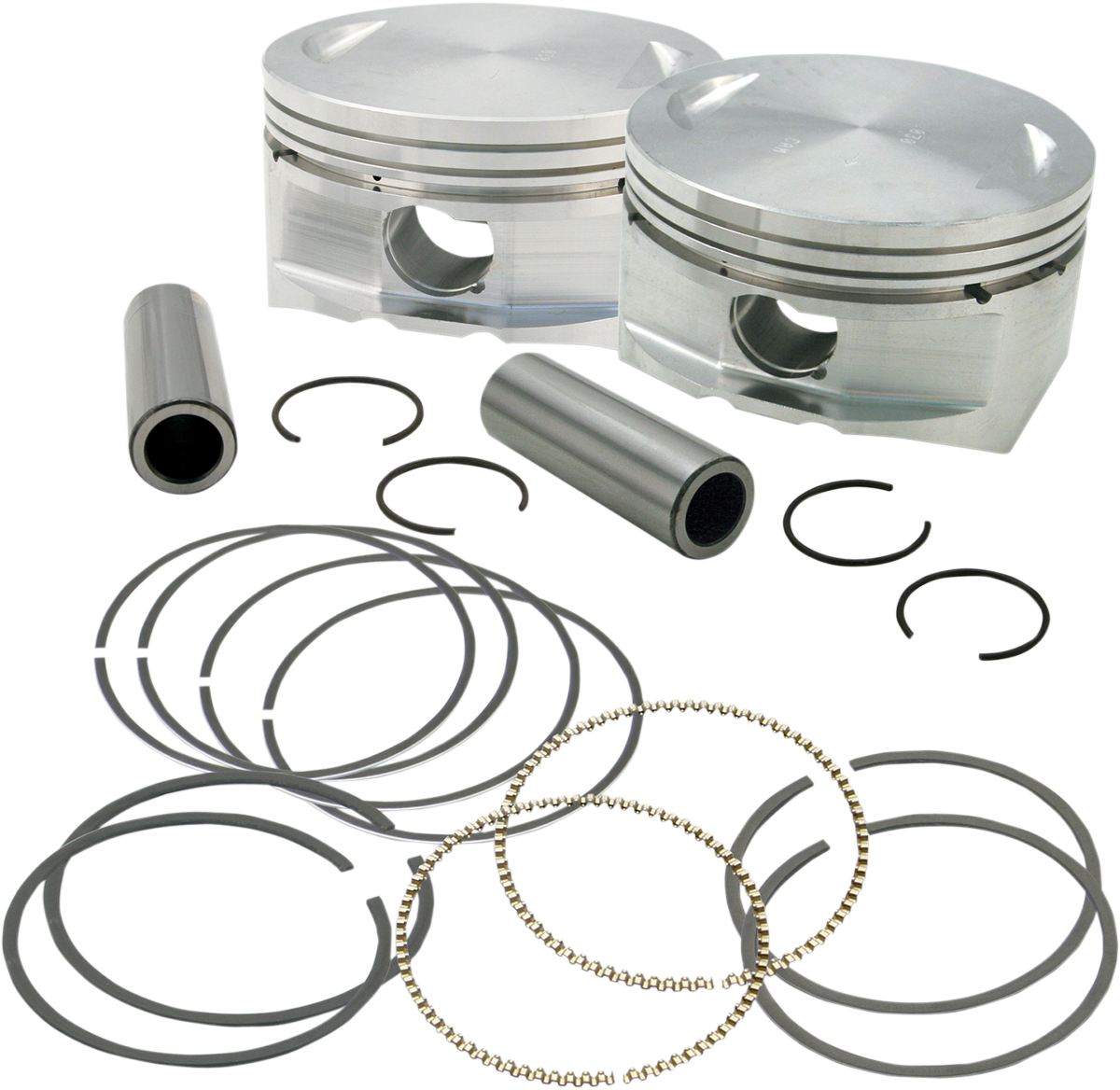 S&S CYCLE Piston Kit - For 97" Big Bore Kit - 3.927" - +0.010" 106-4414
