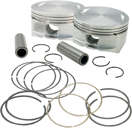 S&S CYCLE Piston Kit - For 97" Big Bore Kit - 3.927" - +0.010" 106-4414