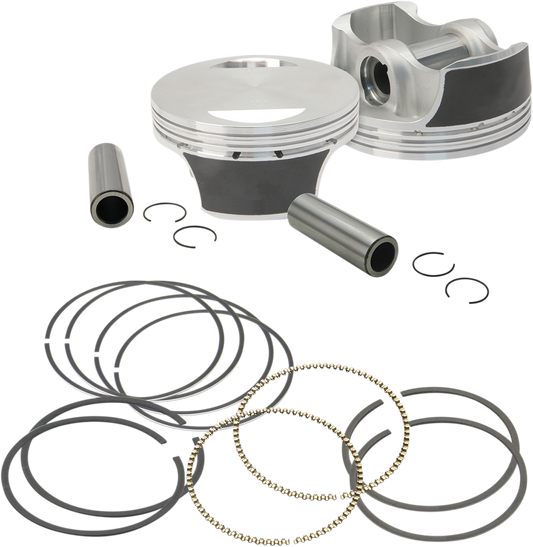 S&S CYCLE Piston Kit - For 97" Big Bore Kit - 3.927" - Standard 106-3688