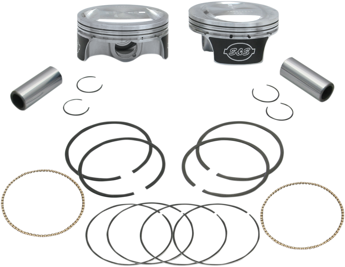 S&S CYCLE Piston Kit - For 103" Hot Set Up Kit? - 3.875" - +0.005" 106-0433
