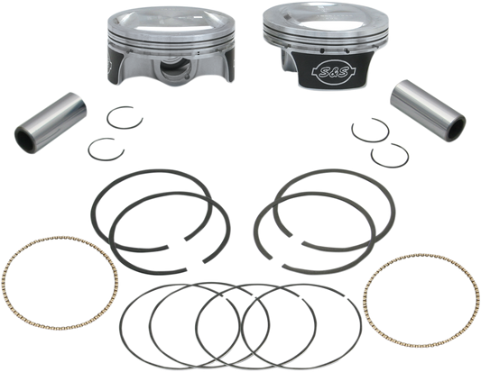 S&S CYCLE Piston Kit - For 103" Hot Set Up Kit? - 3.875" - +0.005" 106-0433