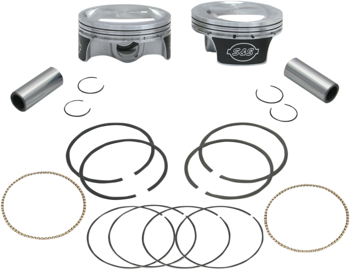 S&S CYCLE Piston Kit - For 103" Hot Set Up Kit? - 3.875" - +0.010" 106-0434