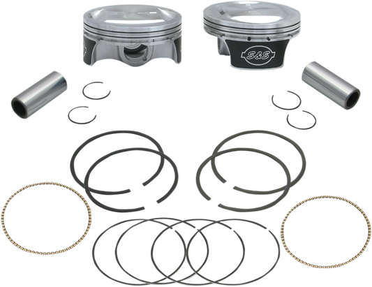 S&S CYCLE Piston Kit - For 103" Hot Set Up Kit? - 3.875" - +0.010" 106-0434
