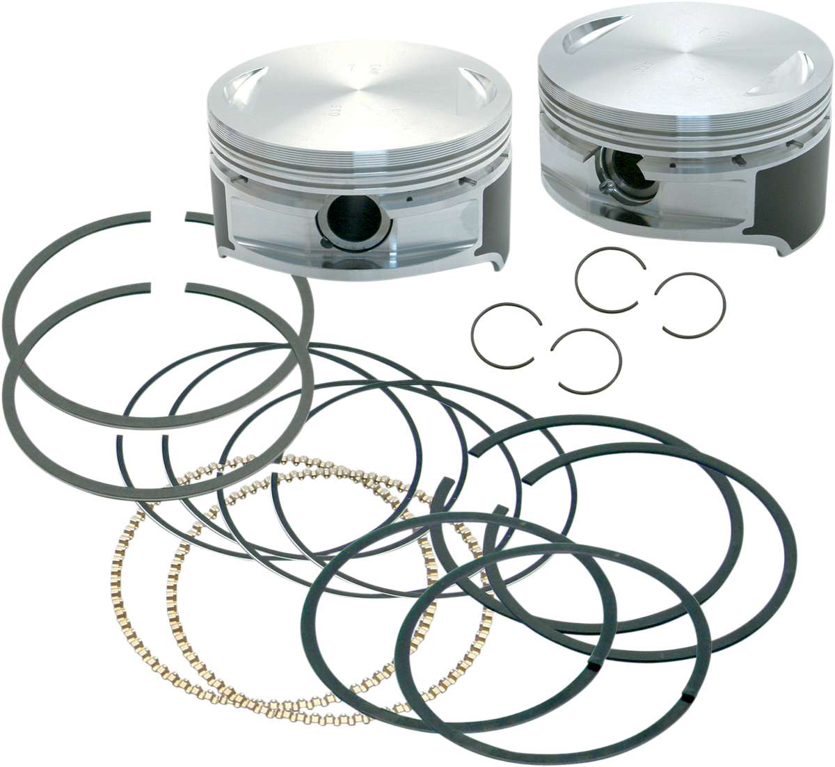 S&S CYCLE Piston Kit - for 106" Stroker Kit - Standard 92-1210