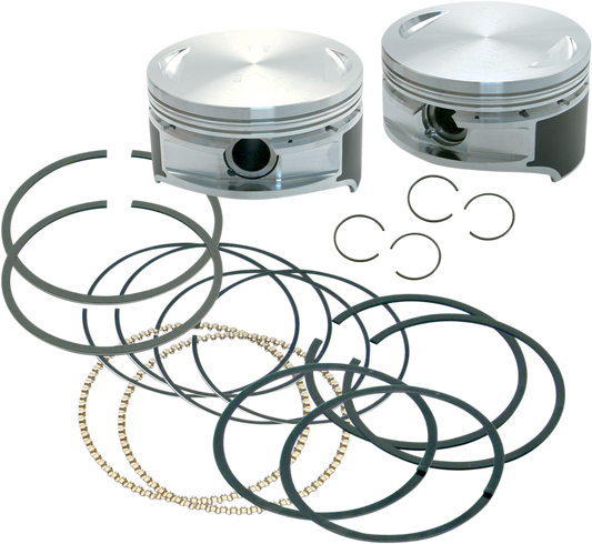 S&S CYCLE Piston Kit - for 106" Stroker Kit - Standard 92-1210