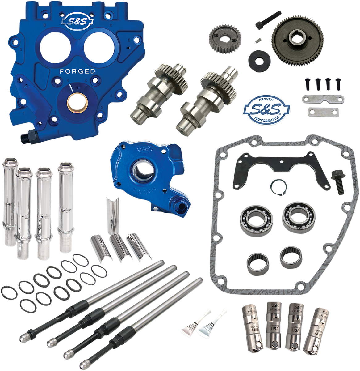 S&S CYCLE Cam Chest with Plate Kit - 509G - Standard Cams - Twin Cam 310-0810