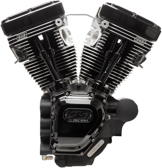 S&S CYCLE T111 Long Block Engine - Black - Touring 310-0834A