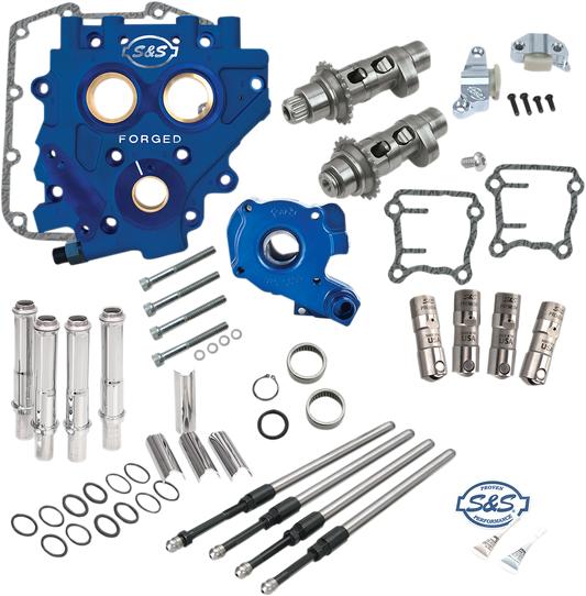 S&S CYCLE Cam Chest with Plate Kit - 585CE - Easy Start Cams - Twin Cam 330-0546