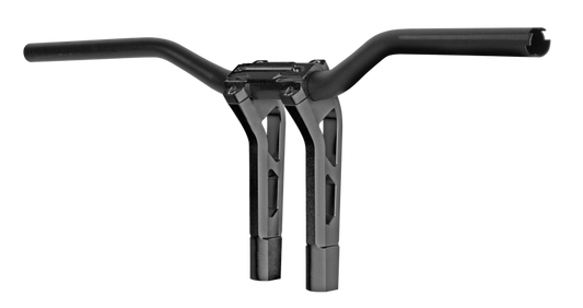 Performance Machine Phatbar H-Bar Assy, 9in Riser, 1-1/4in Bar, Int Wire, Gauge Mnt  - Black Ops