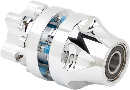 ARLEN NESS Hub - Cartridge - Front/Single Disc - Chrome - '08-'25 Touring/Trike 71-603