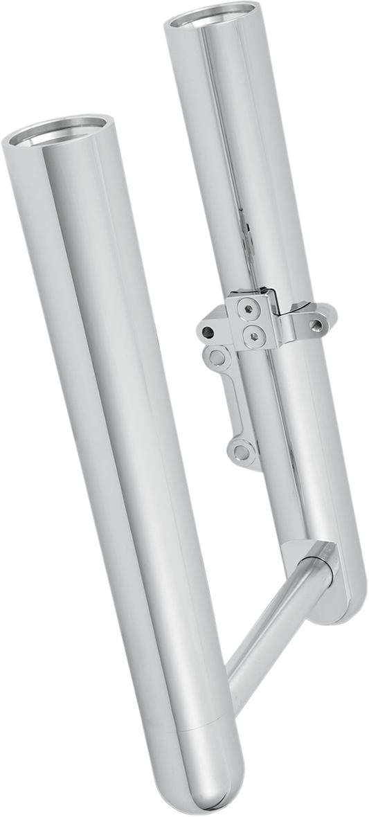 ARLEN NESS Fork Legs - Chrome - Hot Legs - Custom Single Disc - Smooth - '00-'06 FLST 06-554