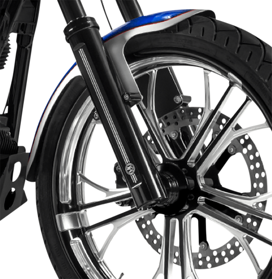 PERFORMANCE MACHINE (PM) Fork Leg - 49 mm - Lower - Contrast Cut - Single Disc 0208-2178-BM