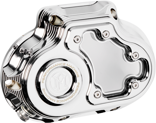PERFORMANCE MACHINE (PM) Transmission Cover - Chrome - Hydraulic - Touring 0177-2080M-CH