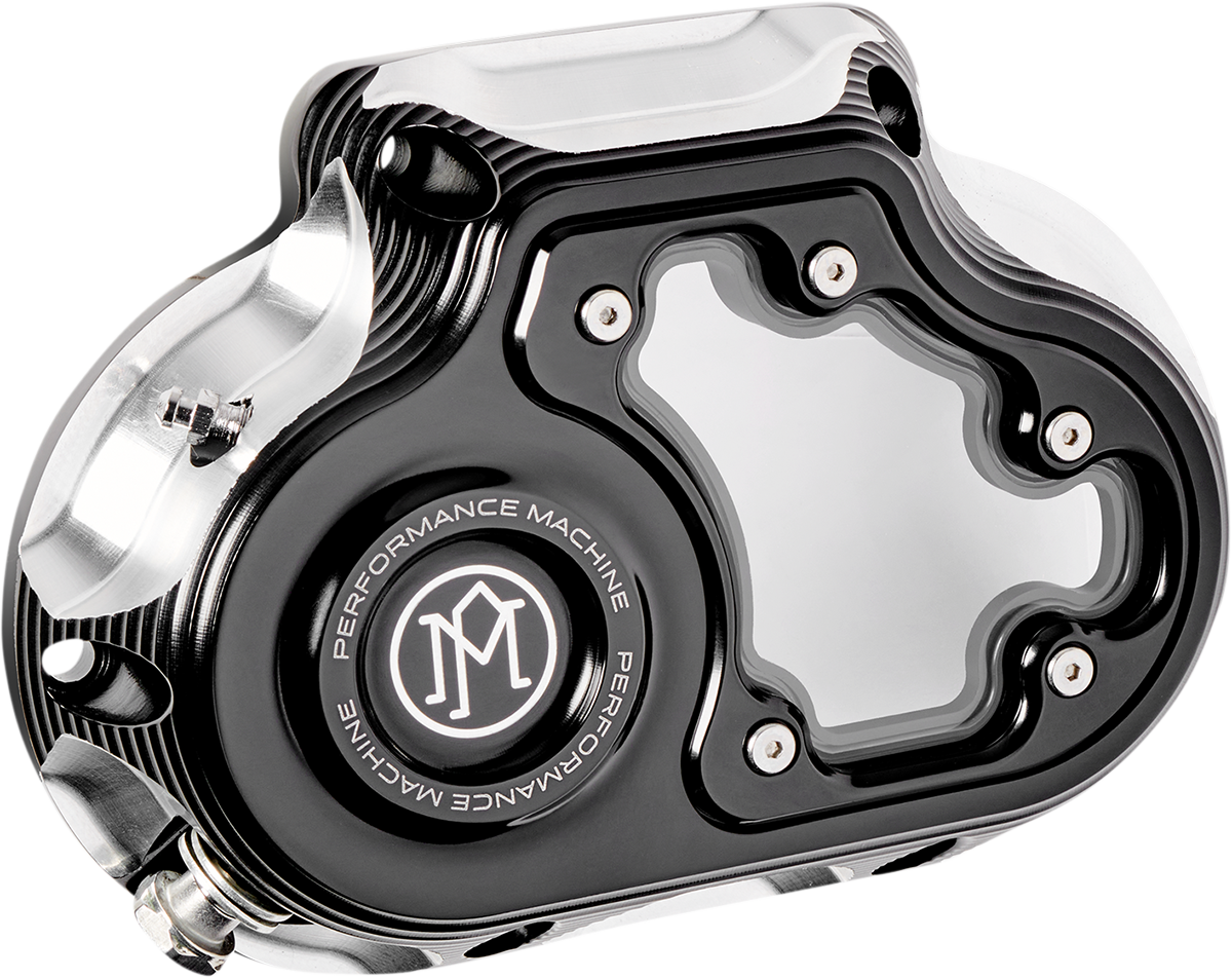 PERFORMANCE MACHINE (PM) Transmission Cover - Contrast Cut* - Hydraulic - Touring 0177-2080M-BM