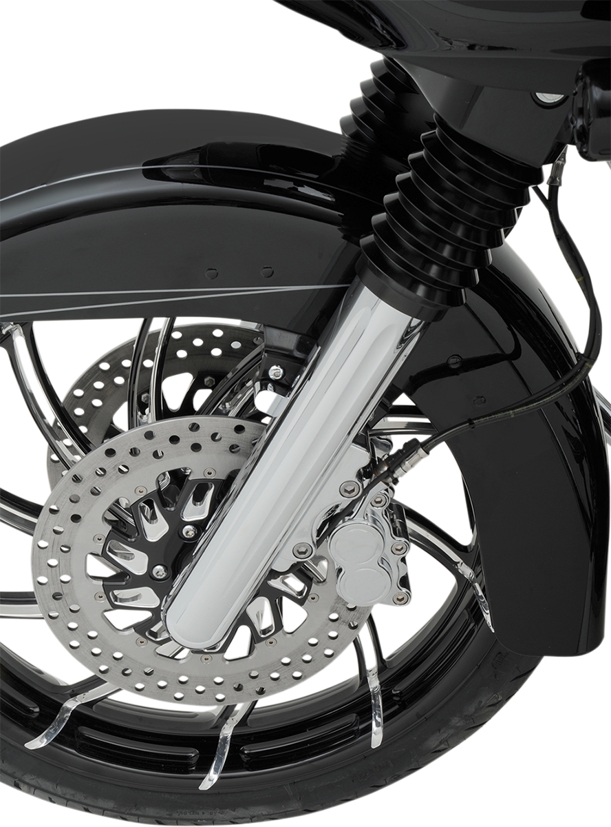 ARLEN NESS Fork Legs - Chrome - Deep Cut - Dual Disc 40-502