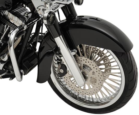 ARLEN NESS Fork Legs - Chrome - Smooth - Dual Disc 40-503