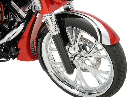 ARLEN NESS Fork Legs - Black Anodized - Hot Legs - Custom Single Disc - Smooth 40-511