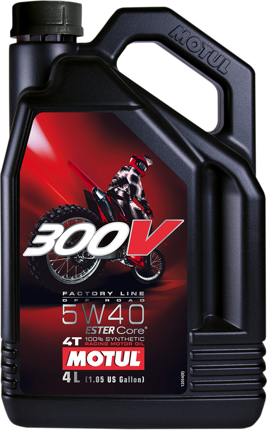 MOTUL 300V Offroad Synthetic Oil - 5W-40 - 4L 104135