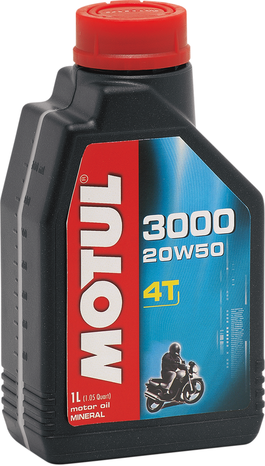 MOTUL 3000 Mineral 4T Engine Oil - 20W-50 1L 107318