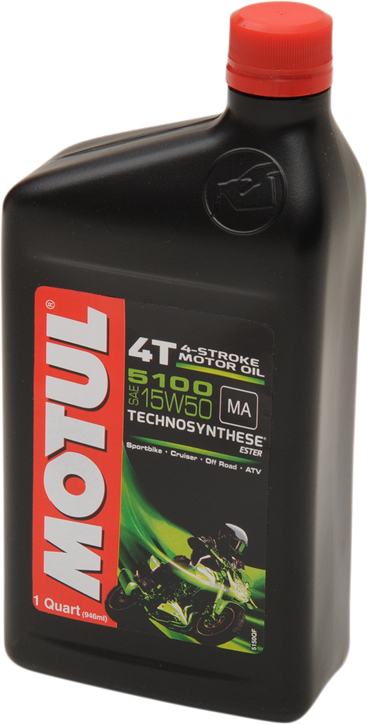 MOTUL 5100 4T Synthetic Blend Oil - 15W-50 - 1L 104080