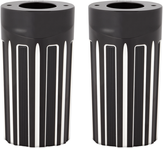 ARLEN NESS Fork Boot Covers - Black Anodized - 10-Gauge - FLHT 20-017
