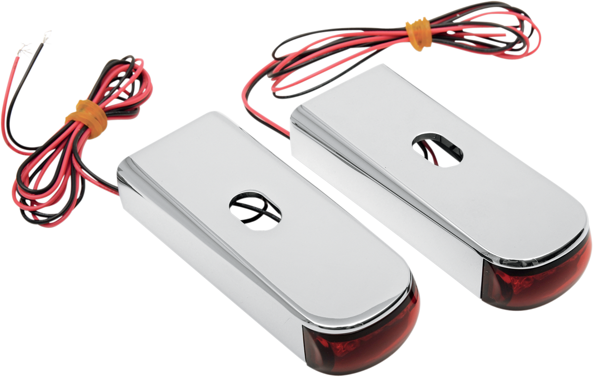 ALLOY ART Strut Light - LED - Red/Red '06-'17 FXD DSL8-3