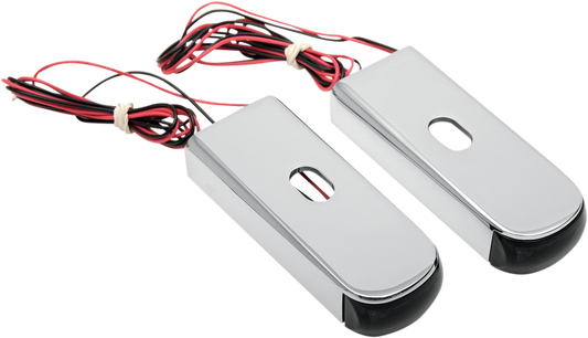 ALLOY ART Strut Light - LED - Red/Raw '06-'17 FXD DSL8-2R
