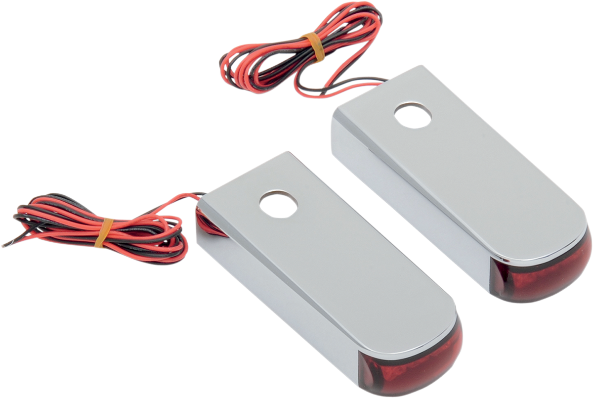 ALLOY ART Strut Light - LED - Red/Red - Chrome SSL-3