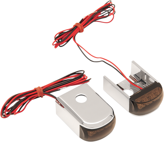 ALLOY ART Strut Light - LED - Red/Smoke - Chrome DSL-2