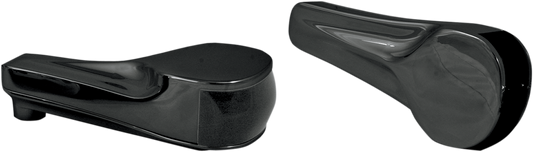 ALLOY ART Turn Signals - LED - Front - Finned - Black RGFS2-2