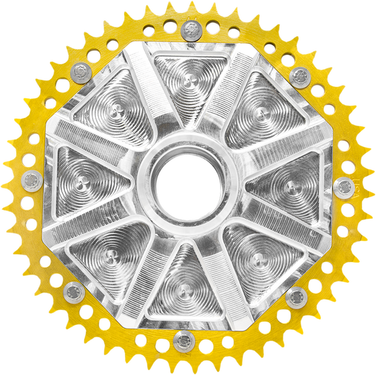 ALLOY ART Cush Drive Carrier - 53 Tooth - Gold G2UCC53-32