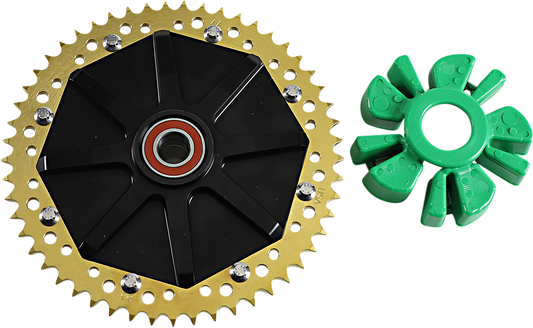 ALLOY ART Cush Drive Sprocket - Black - 53 Tooth G2CC53-12