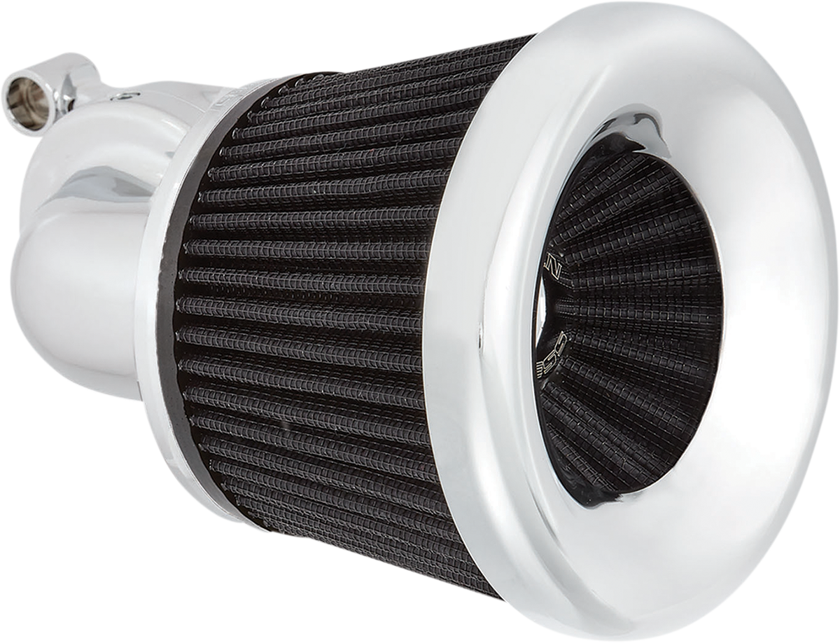 ARLEN NESS Velocity 90? Air Cleaner Kit - Chrome 600-033