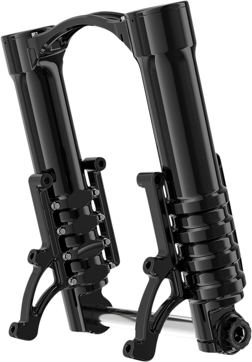ARLEN NESS Fork Legs - 49 mm - Black Anodized - For Custom Radial Mount Brake Caliper 120-003