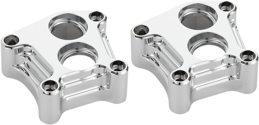 ARLEN NESS Lifter Block Covers - 10 Gauge - Chrome 12-572