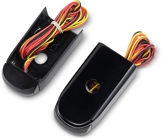 ALLOY ART Strut Light - LED - Smoke/Red Black FXLR SSL-LG-2B